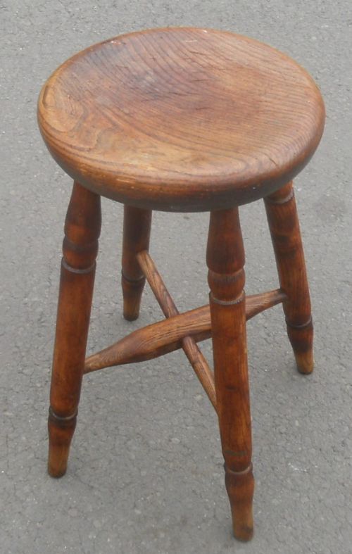 Victorian Elm & Beech Stool