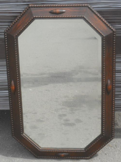 Oak Framed Hanging Wall Mirror