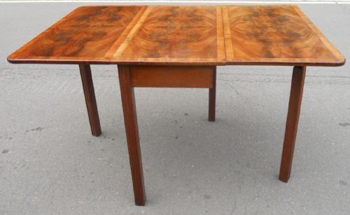 GEORGIAN MAHOGANY DROPLEAF DINING TABLE - ADDITIONAL PHOTO 7