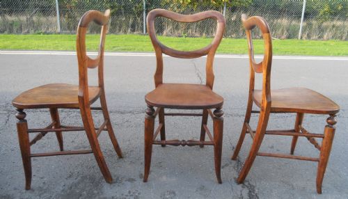 SET OF FOUR VICTORIAN MAHOGANY SIDE CHAIRS - ADDITIONAL PHOTO 3
