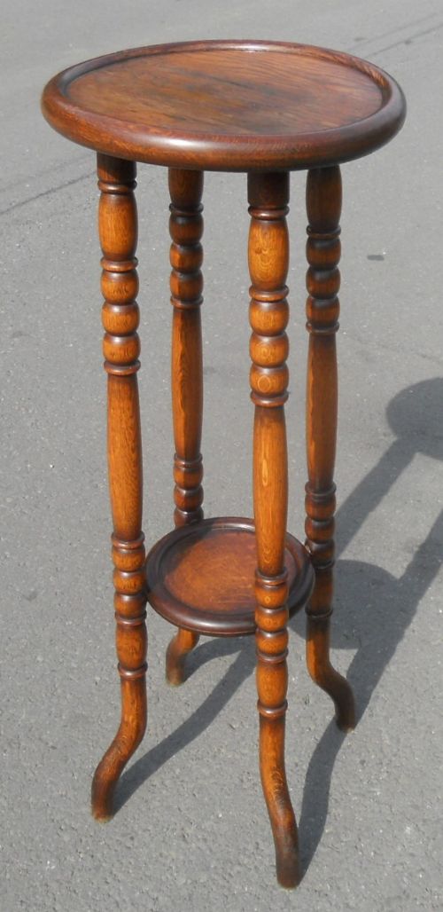 Oak Plant Stand