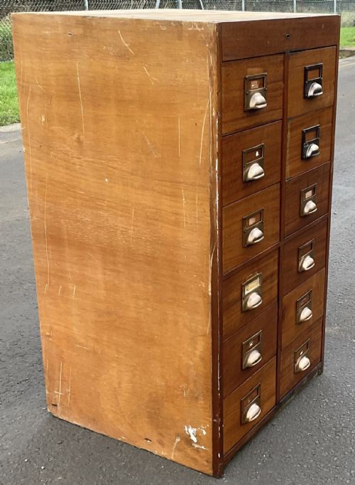 EDWARDIAN WALNUT CHEST OF DRAWERS - ADDITIONAL PHOTO 2