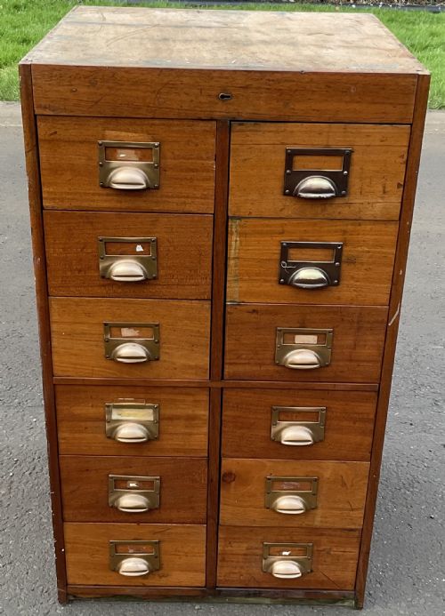 EDWARDIAN WALNUT CHEST OF DRAWERS - ADDITIONAL PHOTO 5