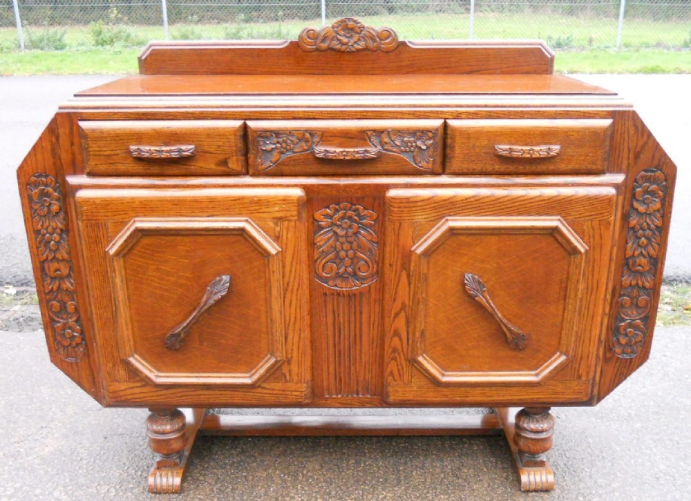 Deco Oak Sideboard