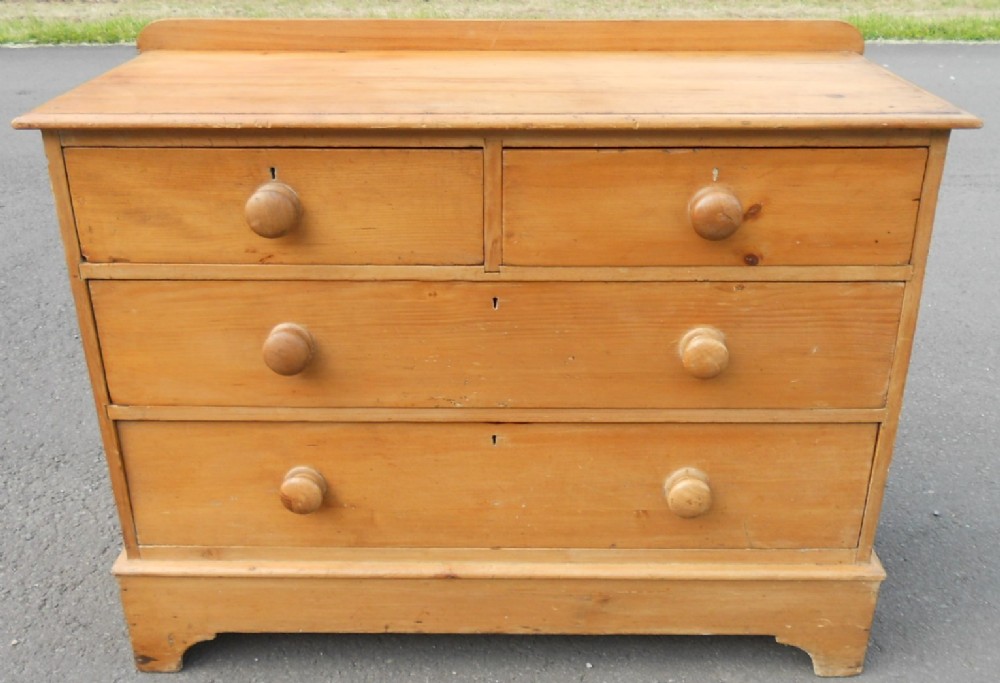 Victorian Stripped Pine Chest of Drawers