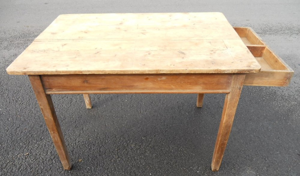 Victorian Pine Kitchen Dining Table 
