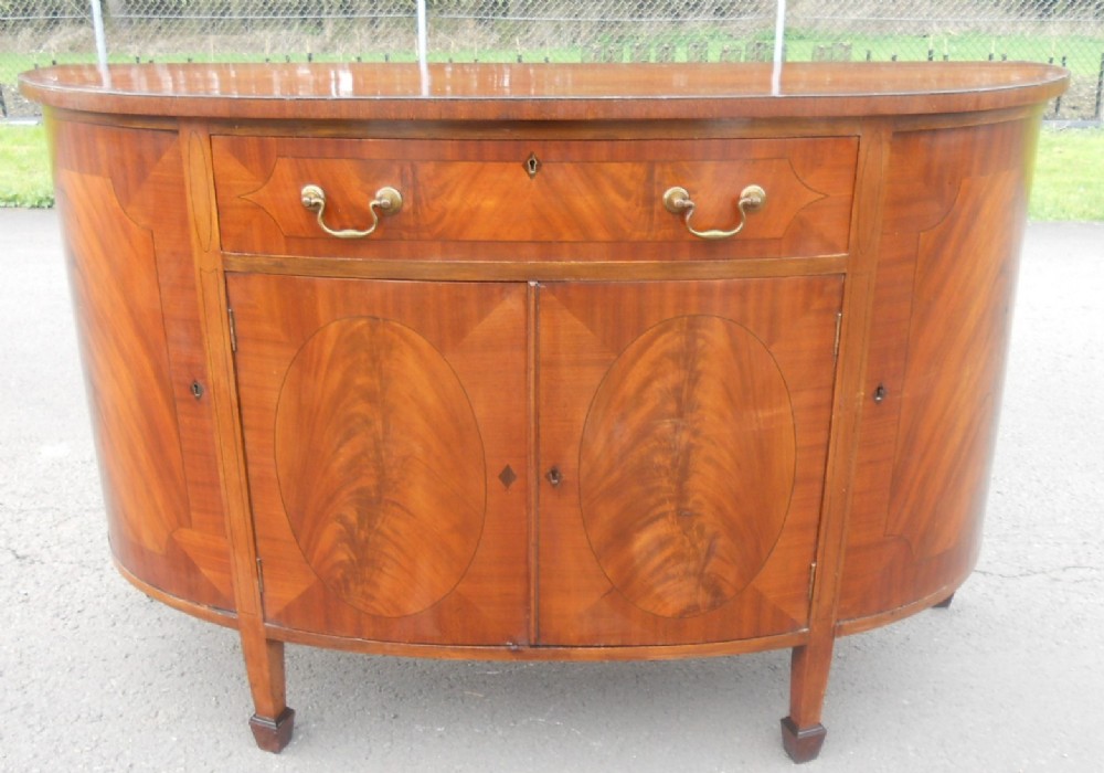 Edwardian Mahogany Bowfront Sideboard