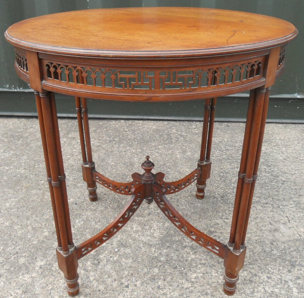 Edwardian Round Mahogany Centre Table 