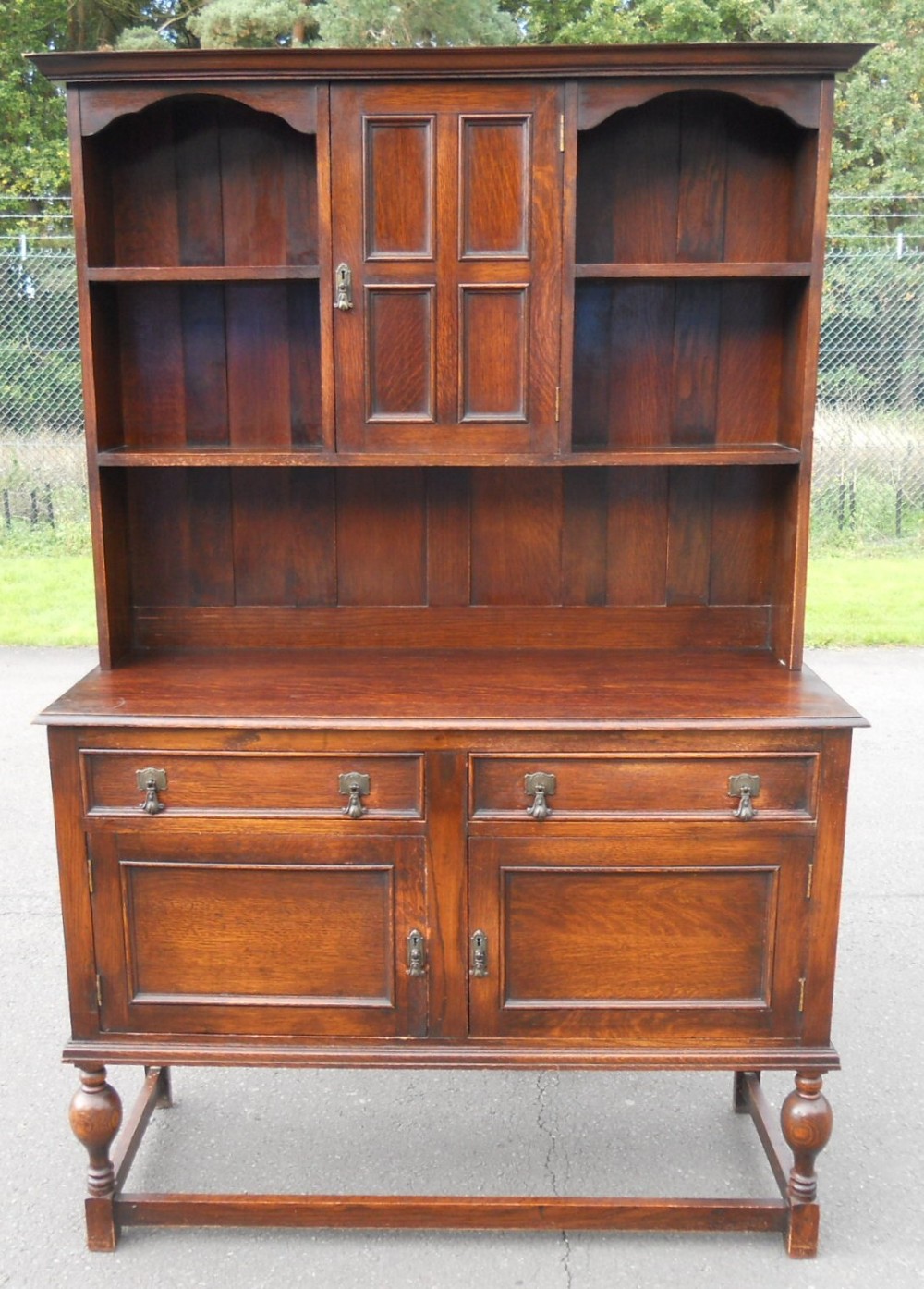 Jacobean Style Oak Dresser