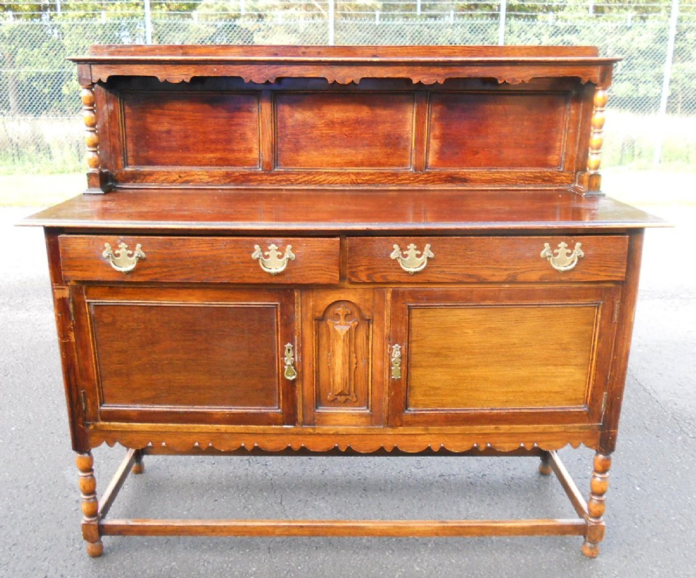 Oak Jacobean Style Dresser Sideboard
