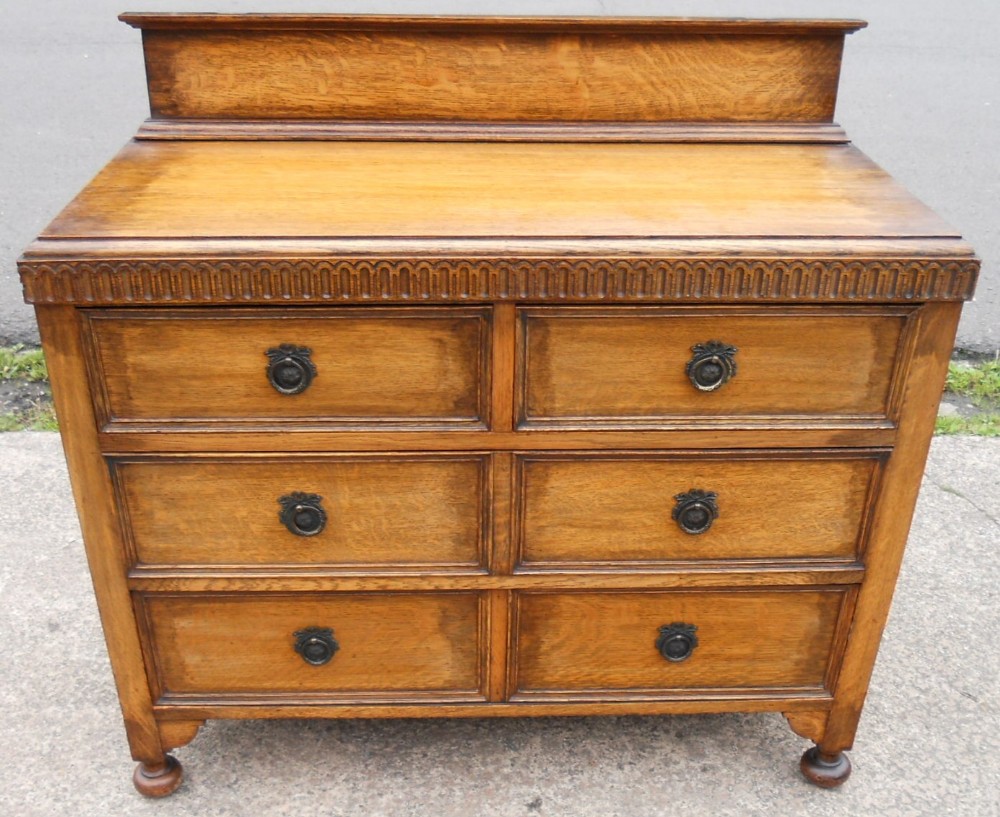 Jacobean Style Oak Chest of Drawers