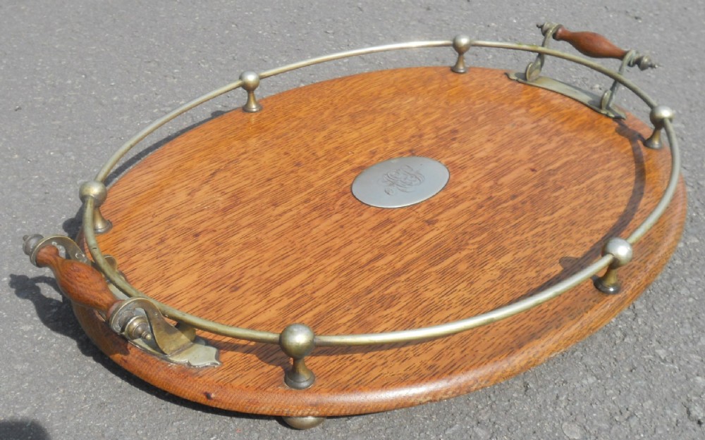 Oval Oak Carrying Tray