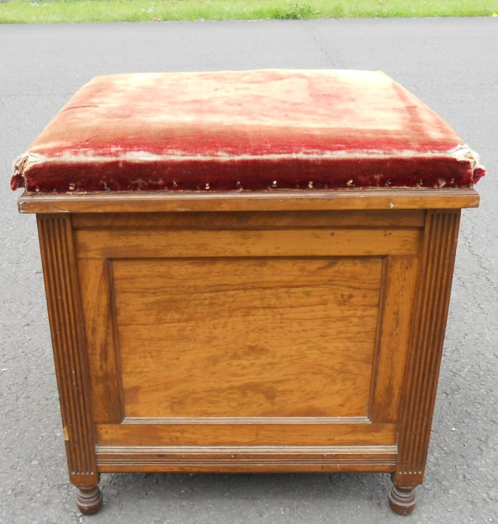 Gillows of Lancaster Box Commode Stool