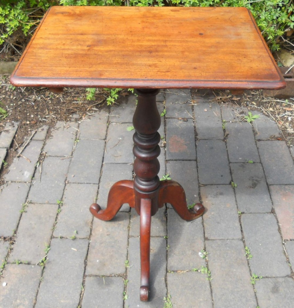 Georgian Rectangular Top Pedestal Table 