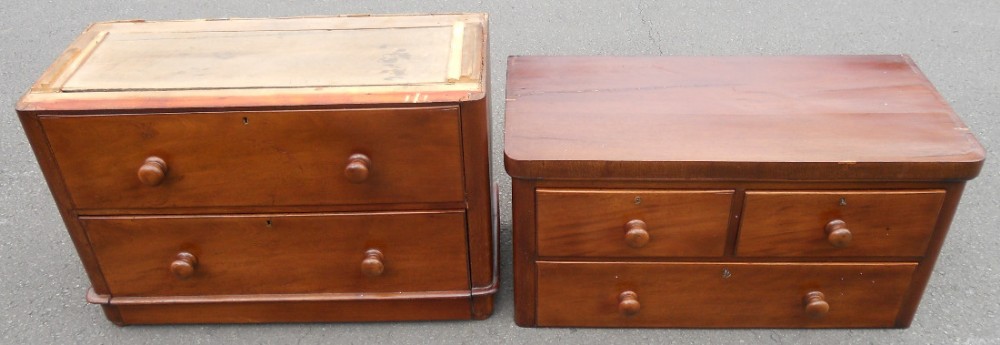 Victorian Mahogany Cottage Chest of Drawers 