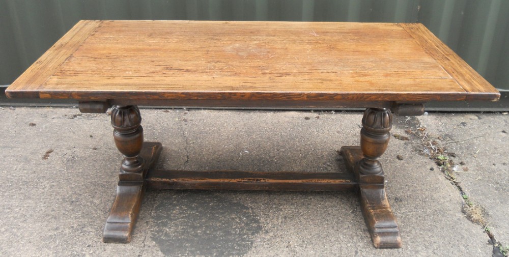 Oak Refectory Dining Table to Seat Eight 