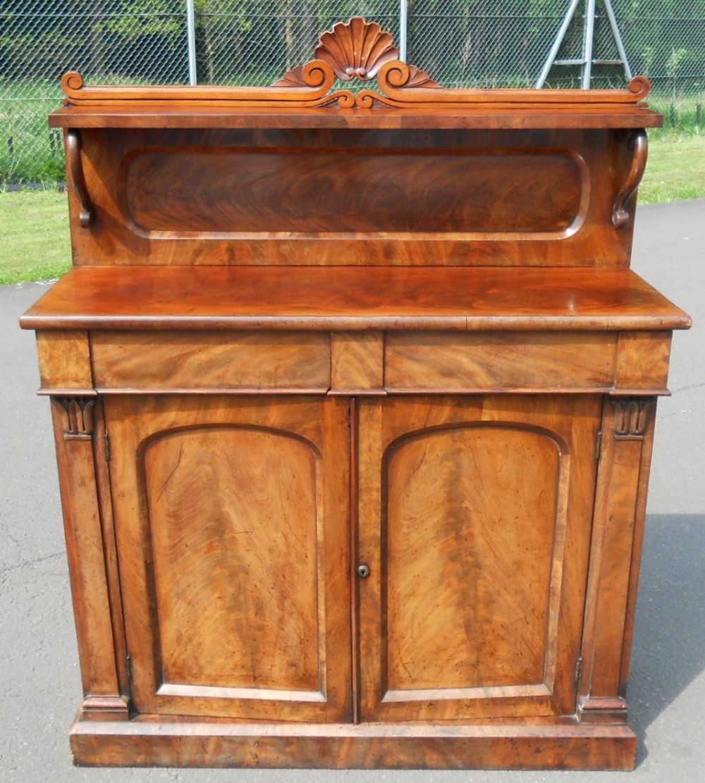Victorian Mahogany Chiffonier Sideboard 