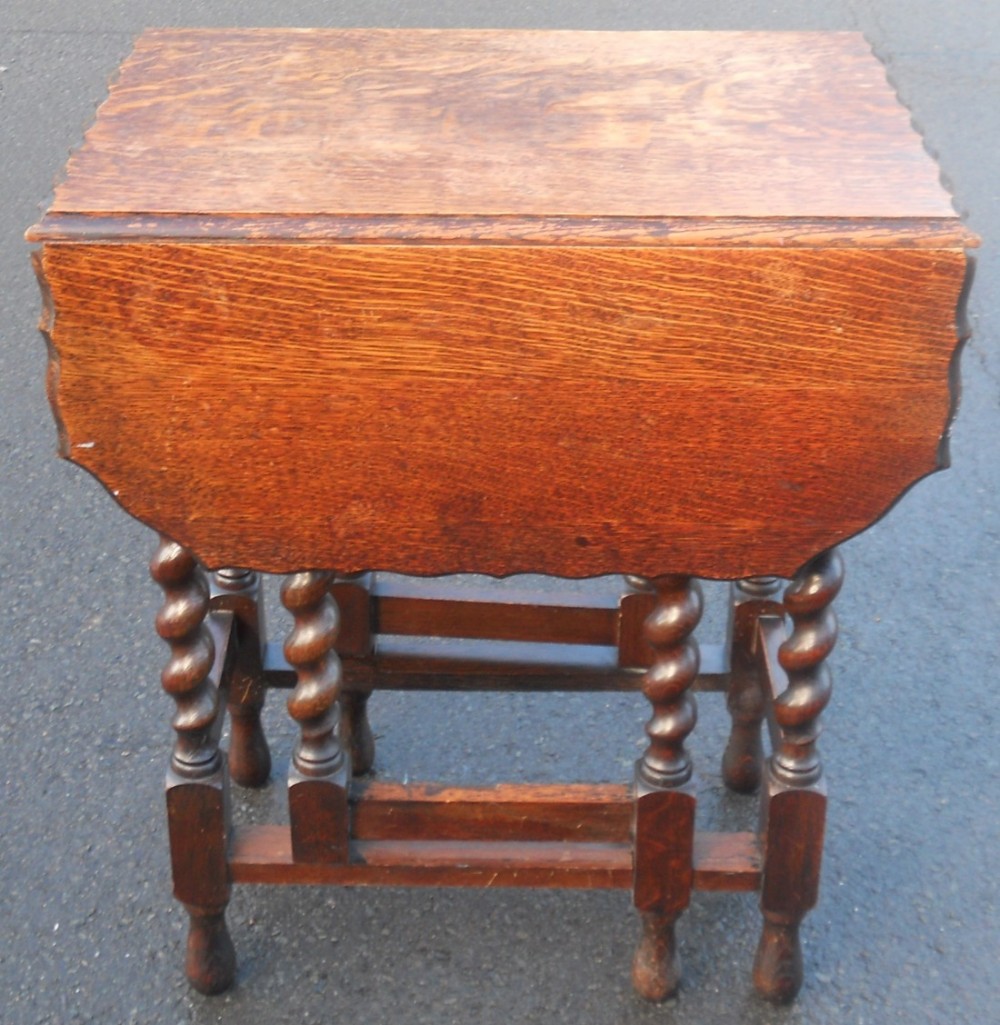 Small Oak Gateleg Table to Seat Four