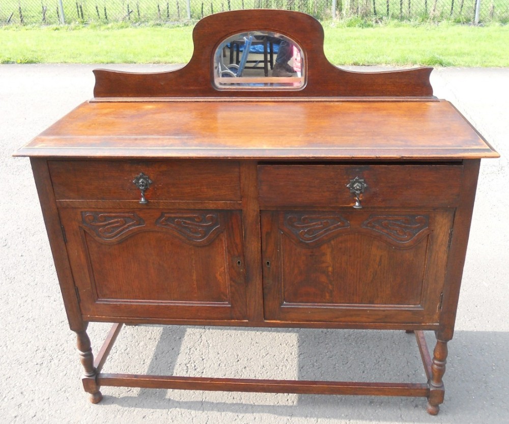 Jacobean Oak Sideboard 