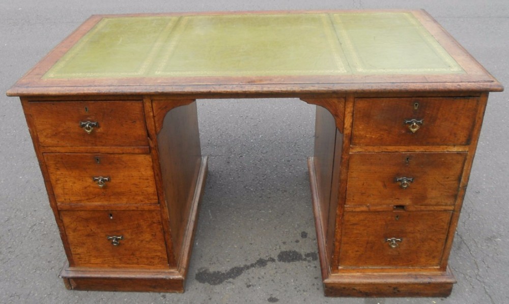 Victorian Oak Writing Desk 