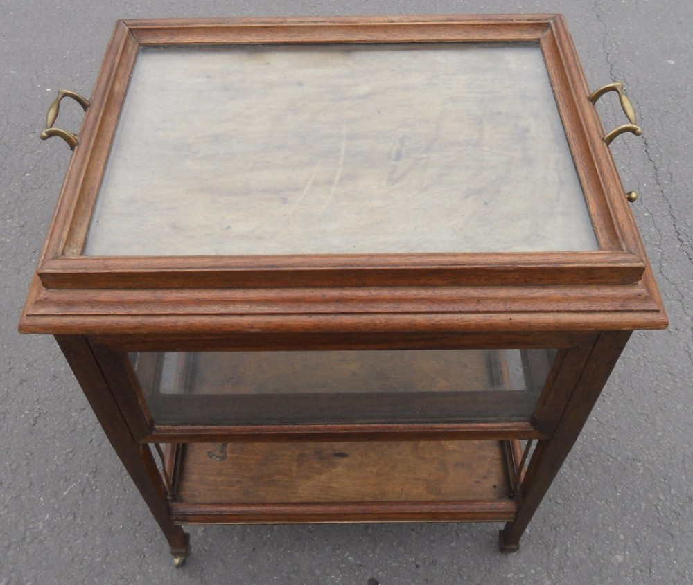 Tray Top Cabinet Tea Trolley 