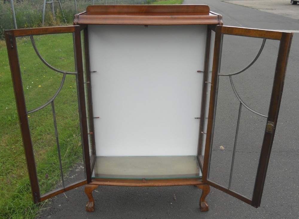 Deco Walnut China Cabinet  View VI