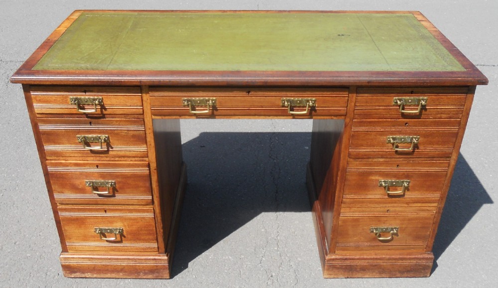 Edwardian Walnut Writing Desk by Gillow