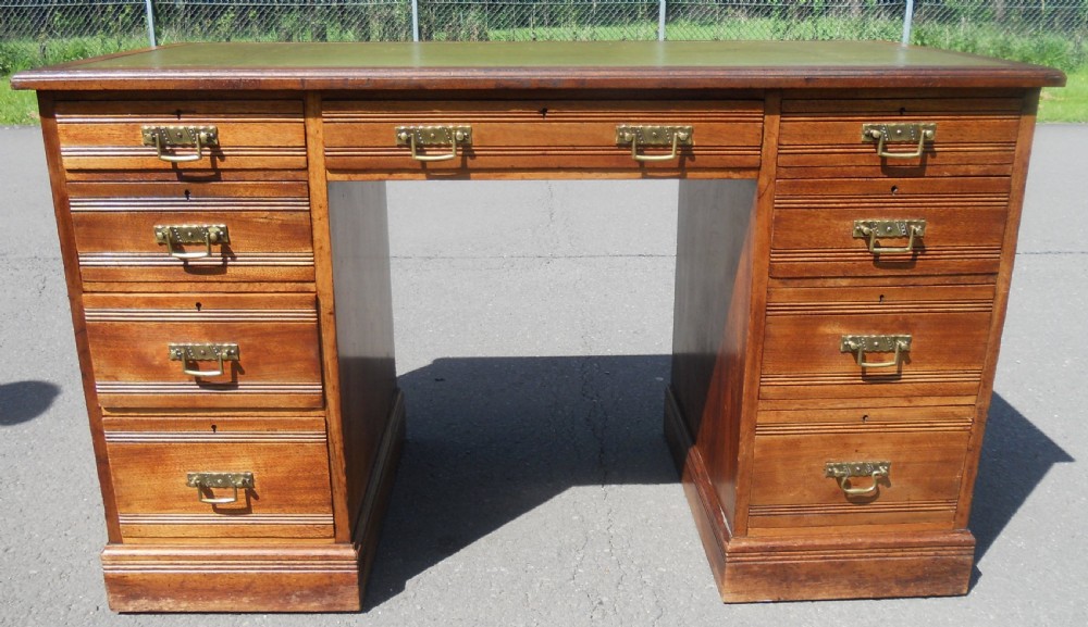 Edwardian Walnut Writing Desk by Gillow View II