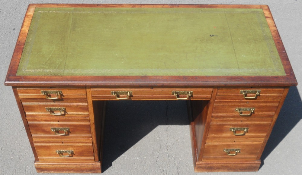 Edwardian Walnut Writing Desk by Gillow View XIII