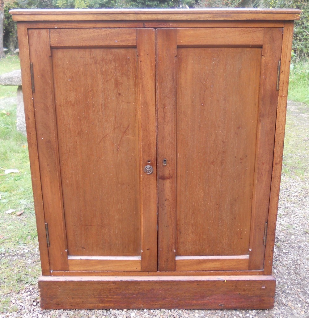 Edwardian Mahogany Two Door Side Cupboard 