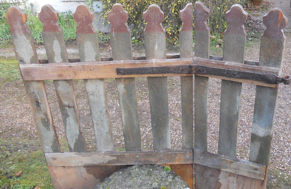 Edwardian Wooden Picket Gate & Fence View III