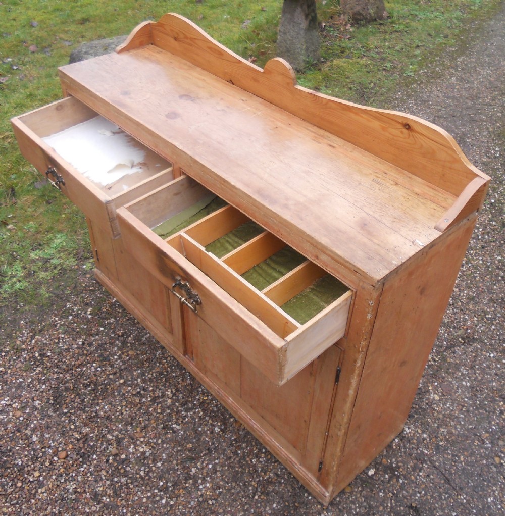 Victorian Pine Narrow Chiffonier View X