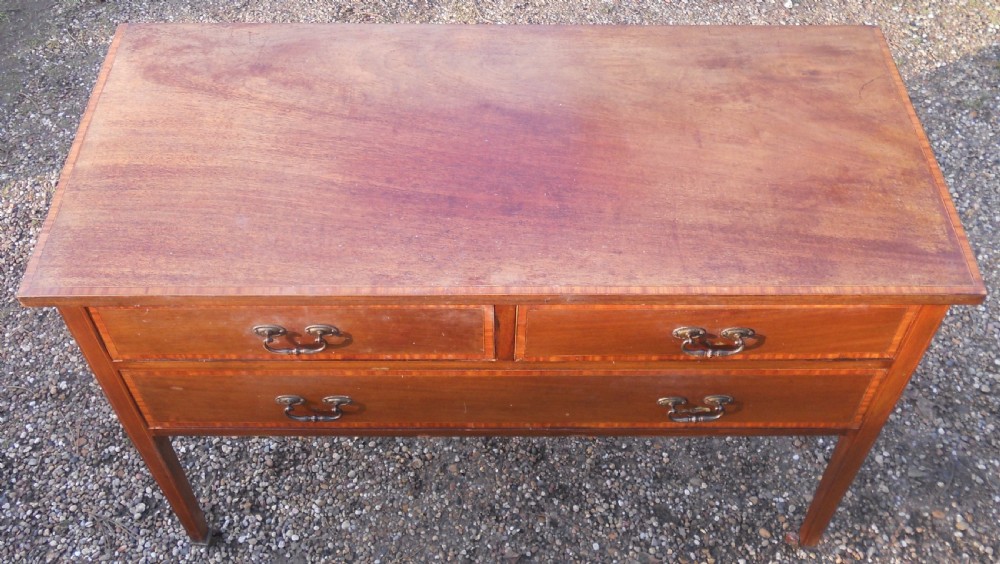 Edwardian Inlaid Mahogany Chest of Drawers  View IV