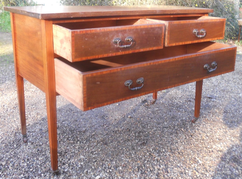 Edwardian Inlaid Mahogany Chest of Drawers  View VI