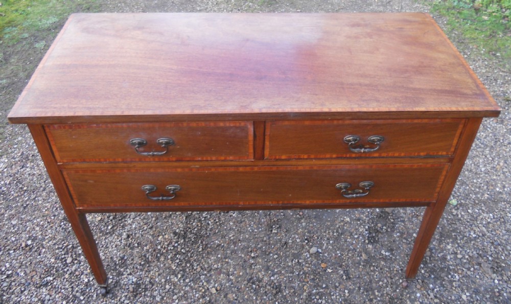 Edwardian Inlaid Mahogany Chest of Drawers  View IX