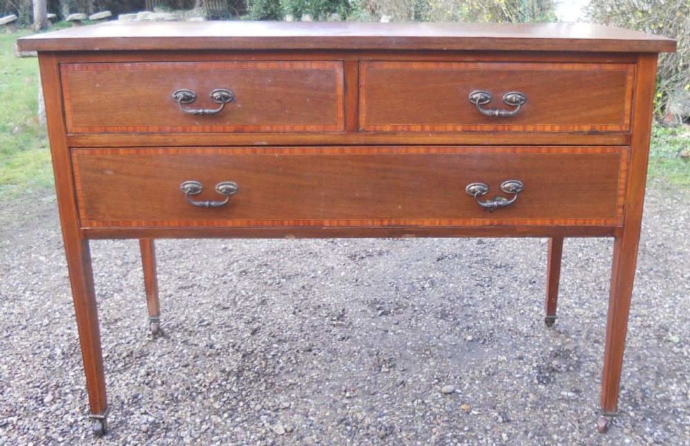 Edwardian Inlaid Mahogany Chest of Drawers  View X