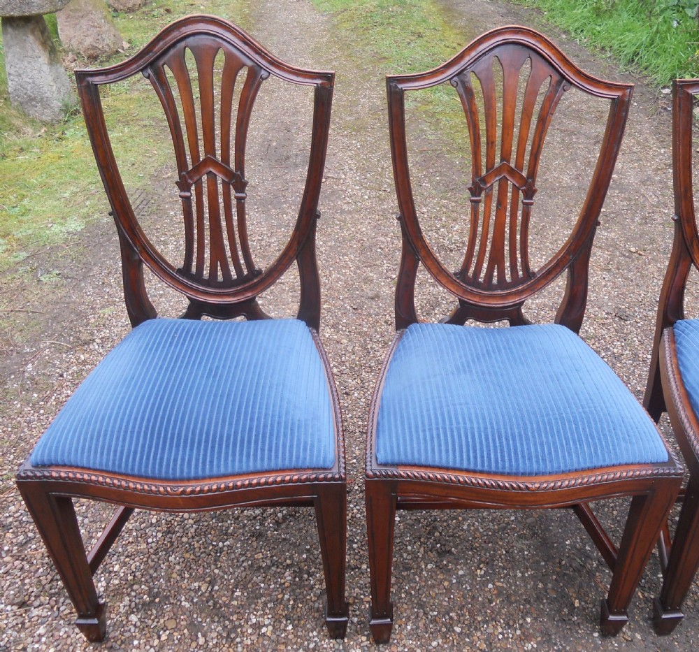 Set of Four Mahogany Dining Chairs  View IV