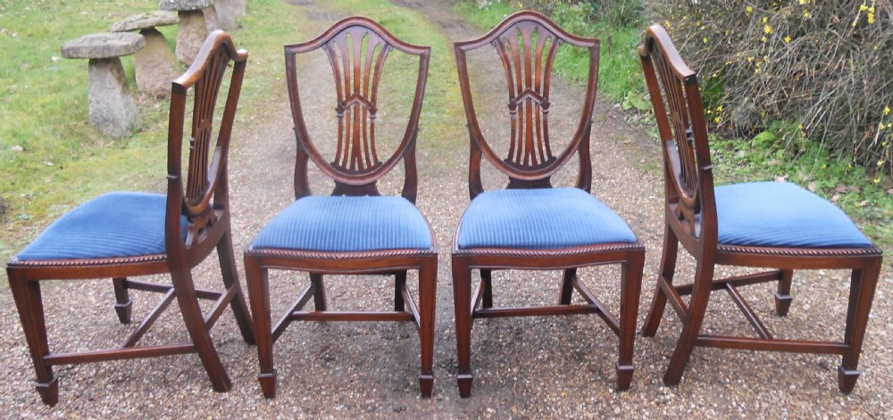 Set of Four Mahogany Dining Chairs  View VI