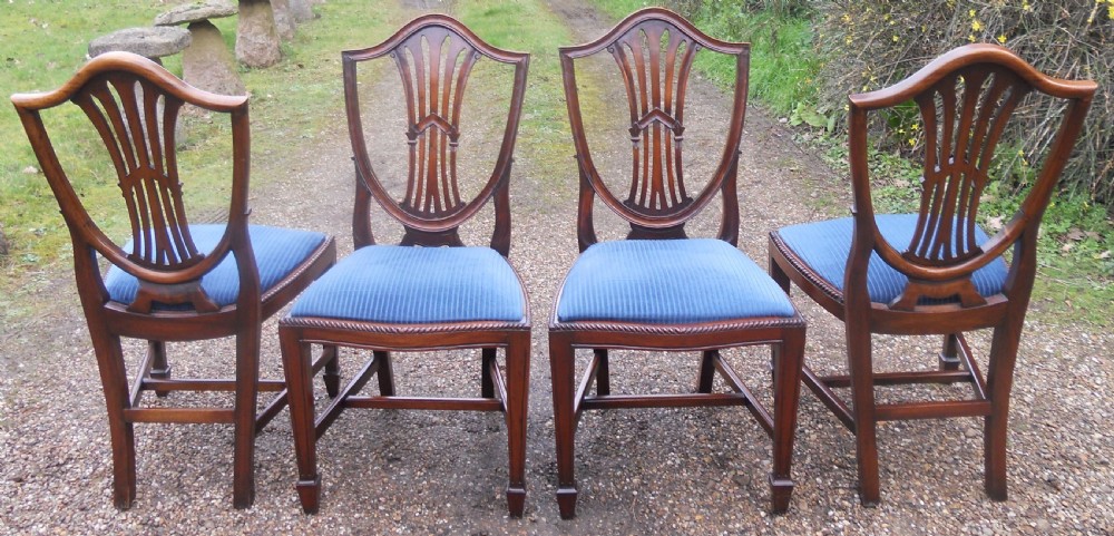 Set of Four Mahogany Dining Chairs  View VII