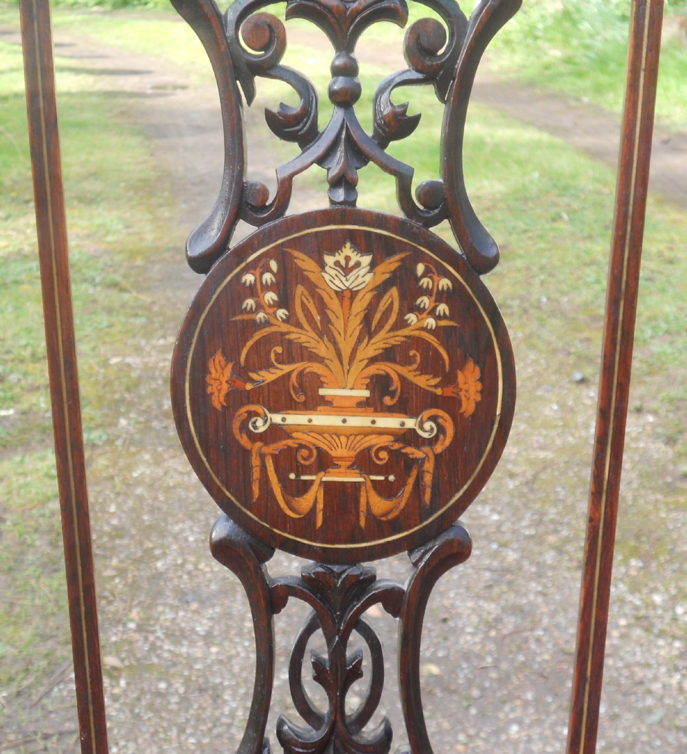 Edwardian Inlaid Rosewood Single Chair View III