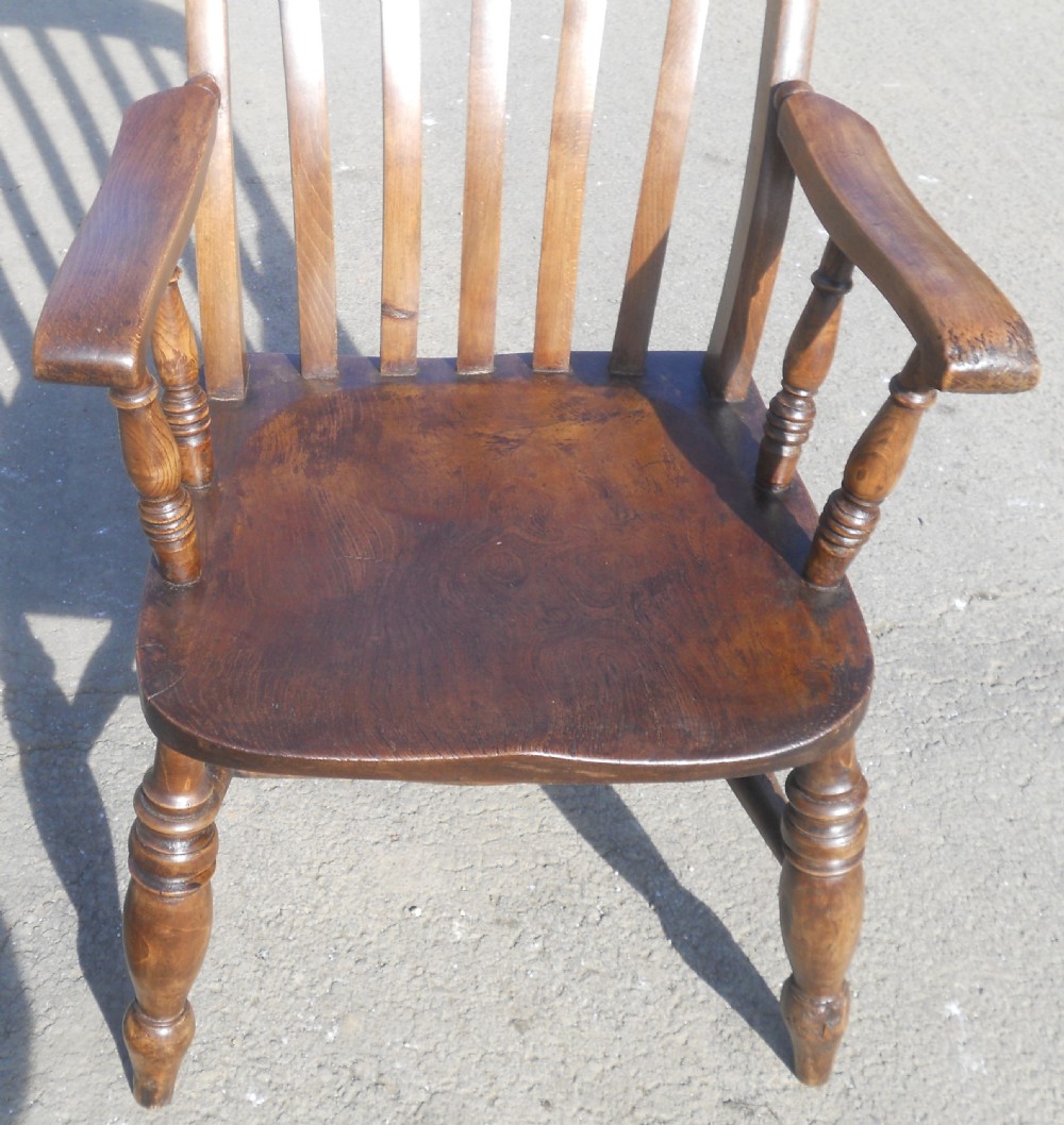 Windsor Lathback Kitchen Armchair View III