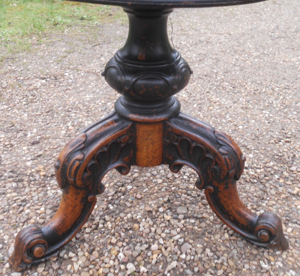 Victorian Tripod Piano Stool  View V