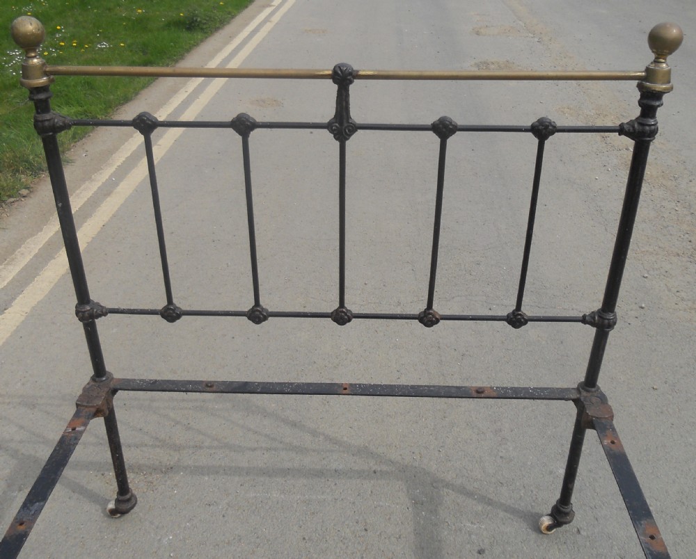 Victorian Brass & Iron Single Bed View VII