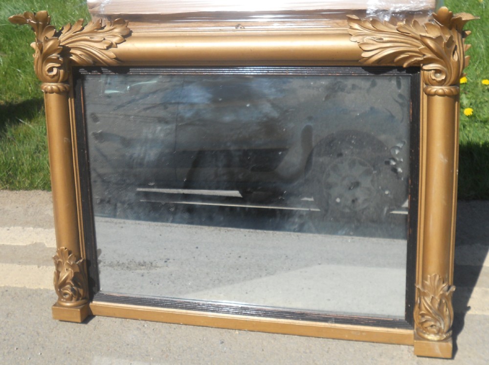 Regency Gilt Overmantel Mirror 