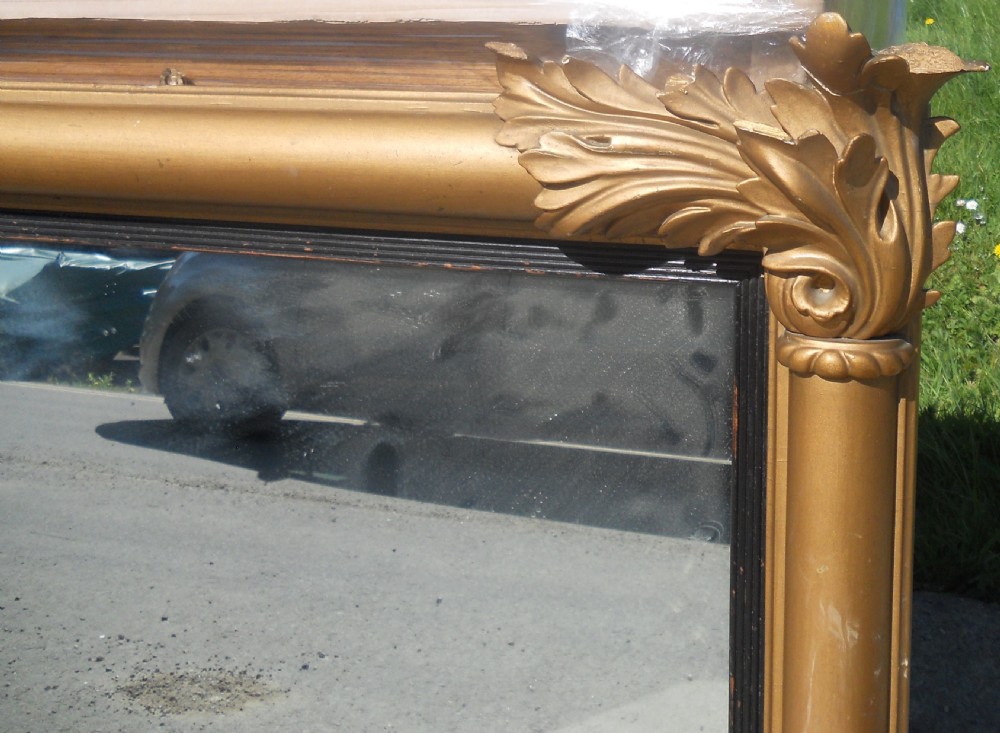 Regency Gilt Overmantel Mirror  View V