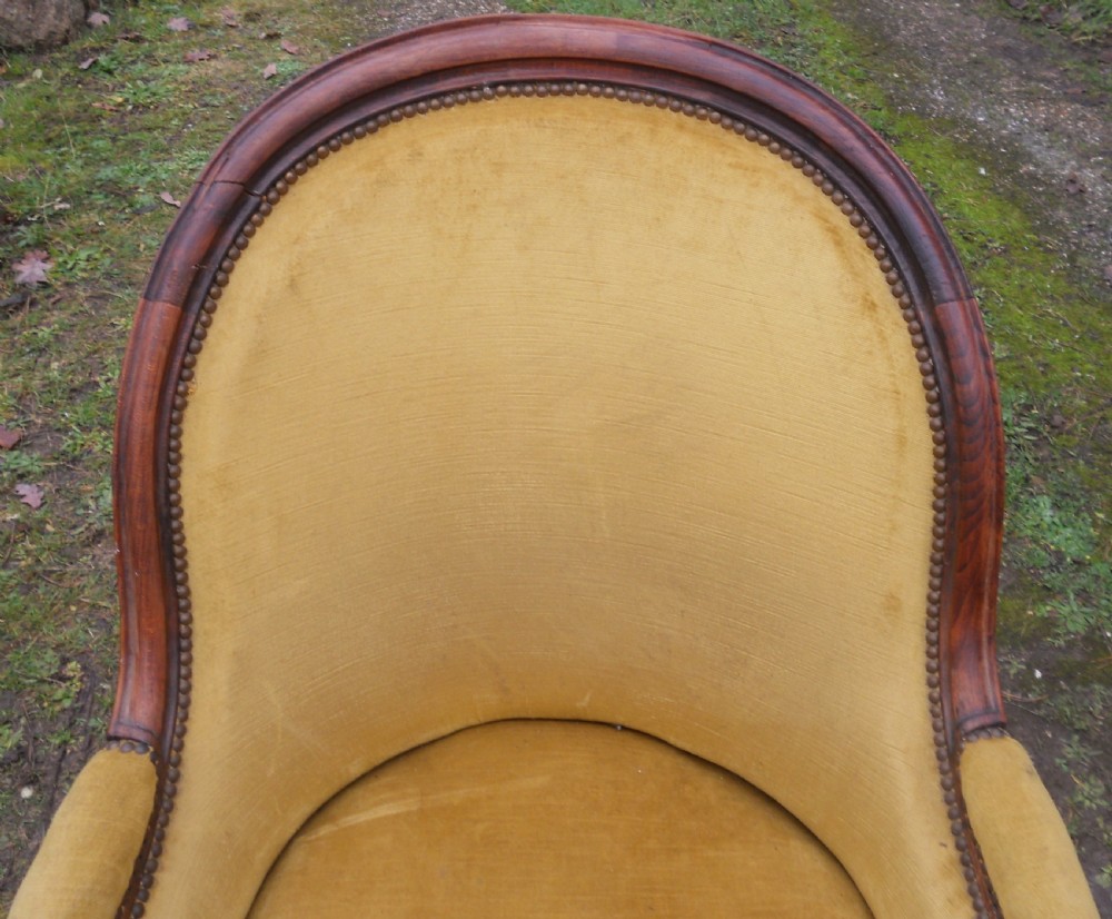 Victorian Walnut Framed Fireside Armchair View III