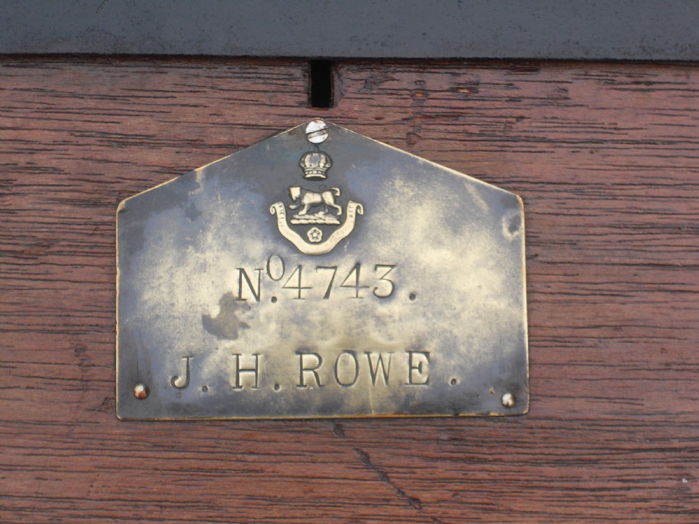 Military Metal Bound Wooden Trunk  View III