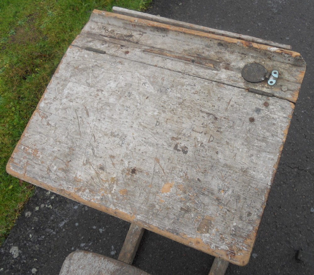 Edwardian Painted School Desk  View VII