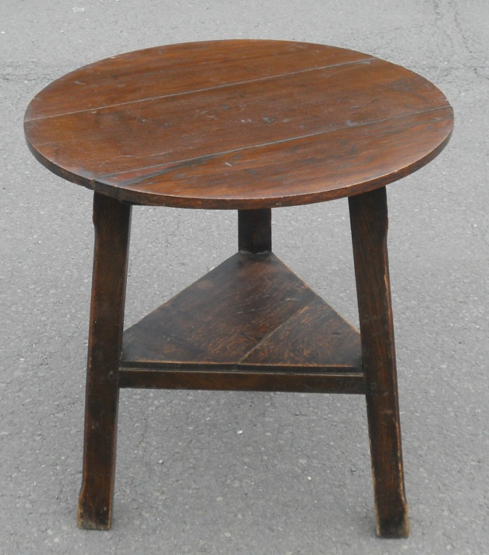 Georgian Oak Cricket Table 