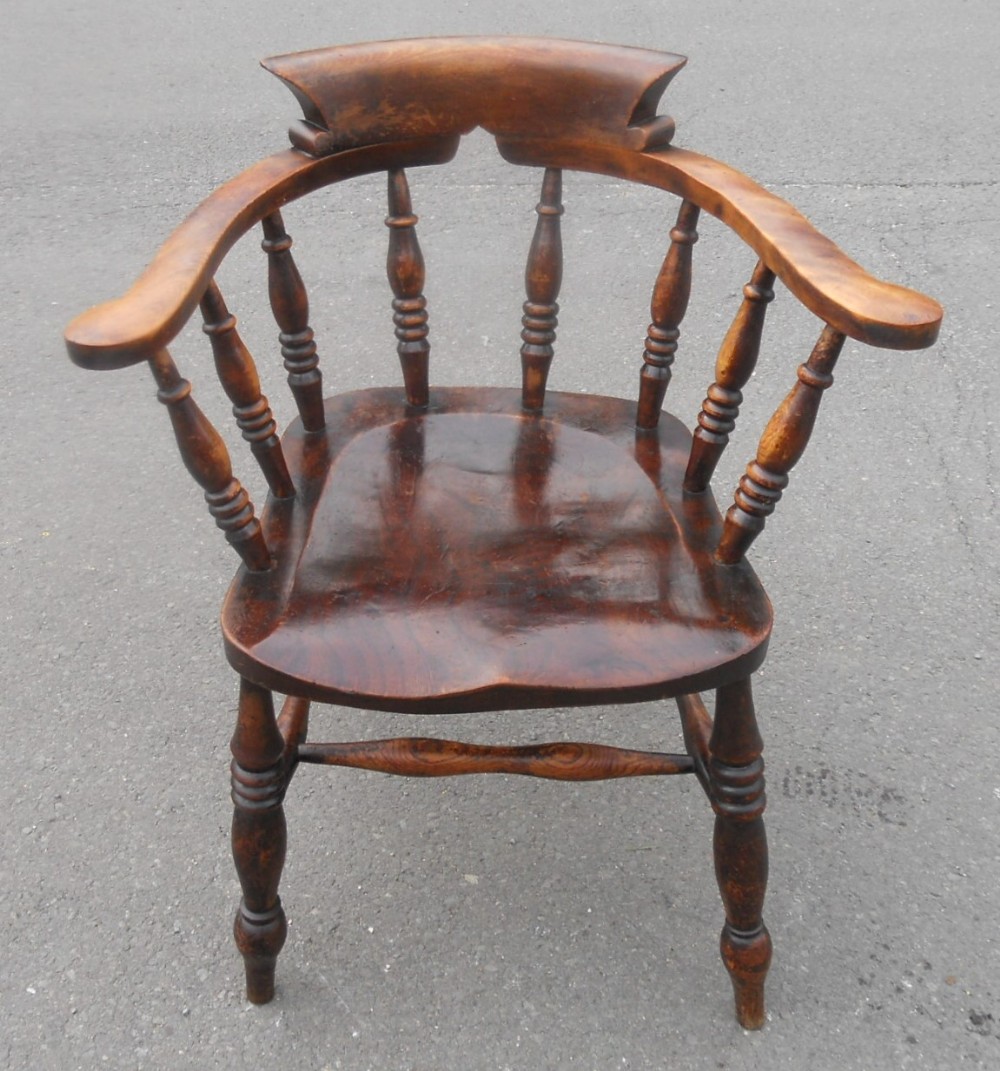 Victorian Smokers Bow Armchair